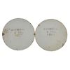 Image 2 : Sinclair Opaline Round Porcelain Signs (2)