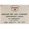 Image 2 : Sinclair Lease Porcelain Signs (2)