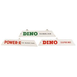 Dino Gasoline Porcelain Signs (3)