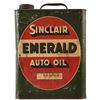 Image 2 : Sinclair Emerald 2 Gallon Auto Oil Can