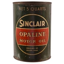 Sinclair Opaline Motor Oil 5 Quart Can