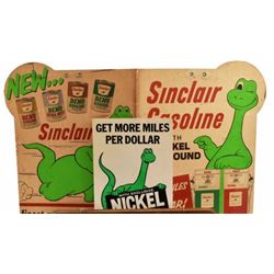Sinclair Gasolone Paper Advertising Signs