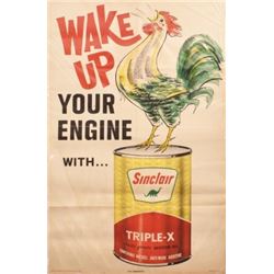 Sinclair Wake Up Your Engine Poster