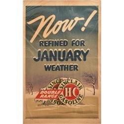 Sinclair Refined For January Weather Poster