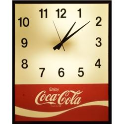 Coca-Cola Light-Up Clock