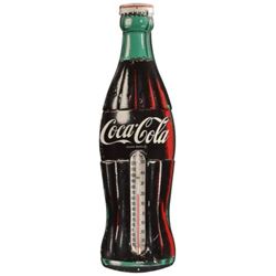 Coca-Cola Tin Bottle Thermometer