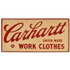 Image 1 : Carhartt Union Made Work Clothes Tin Sign