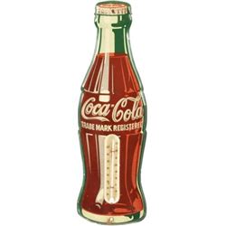 Coca-Cola Tin Bottle Thermometer