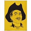 Image 1 : Yellow Pirate Stamps Tin Sign