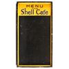 Image 2 : Shell Cafe Painted Wood Double Sided Menu Board