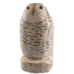 Folk Art Carved Owl