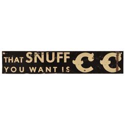CC Snuff Tin Sign