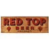 Image 1 : Red Top Beer Tin Sign