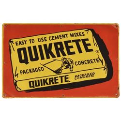 Quikrete Concrete Tin Sign