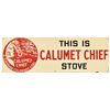 Image 1 : Calumet Chief Cardboard Sign