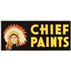 Image 1 : Chief Paints Tin Sign