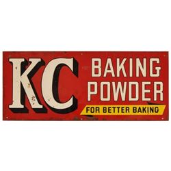 KC Baking Powder For Better Baking Tin Sign