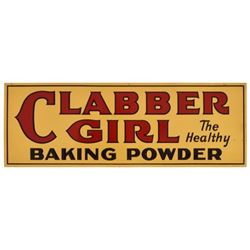 Clabber Girl Baking Powder Tin Sign