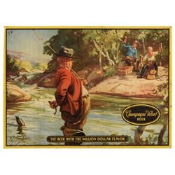Champagne Velvet Beer Tin Sign