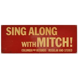 Sing With Mitch Columbia Records Tin Sign