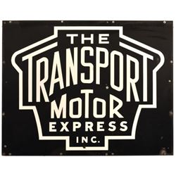 Transport Motor Express Tin Sign