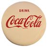 Image 1 : Drink Coca-Cola 16" White Button Sign