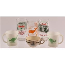 Sinclair Advertising Glasses and Mugs