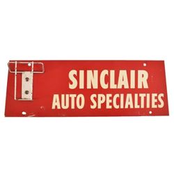 Sinclair Auto Specialties Sign and Rack