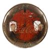 Image 1 : Coca-Cola Round Light-Up Clock W/ Bottle