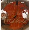 Image 2 : Coca-Cola Round Light-Up Clock W/ Bottle