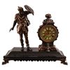 Image 1 : Viking Bronze Figural Clock