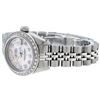 Image 5 : Rolex Ladies Stainless Steel Pink MOP Diamond 26MM Datejust Wristwatch