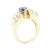 Image 4 : 1.76 ctw Sapphire And Diamond Ring - 14KT Yellow Gold