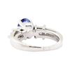 Image 3 : 1.97 ctw Sapphire And Diamond Ring - Platinum