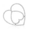 Image 1 : 18k White Gold 0.85CTW Diamond Pendant, (I1/H-I)