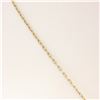 Image 4 : 18kt Yellow Gold 10.45mm Pearl and Diamond Solitaire Pendant Necklace