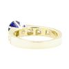 Image 3 : 1.34 ctw Sapphire and Diamond Ring - 14KT Yellow Gold