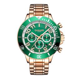 GAMAGES OF LONDON Limited Edition Hand Assembled Race Timer Automatic Rose