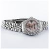 Image 4 : Rolex Ladies Stainless Steel Pink MOP Diamond 26MM Datejust Wristwatch