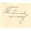 Image 2 : JOHN F. KENNEDY SIGNED LETTER