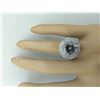 Image 5 : 5.55 CTW Aquamarine 14K White Gold Diamond Ring