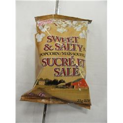 CASE OF 32 BAGS OF SWEET & SALTY POPCORN
