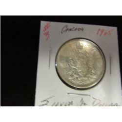 1965 CANADA SILVER HALF DOLLAR