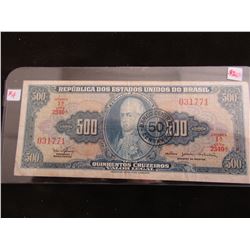 REPUBLIC OF BRASIL 500 DOLLAR BILL