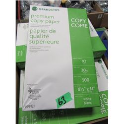 COPY PAPER (8.5 X 14") (500 SHEETS) - PER PACKAGE