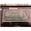 Image 1 : STOCK SHEET SCARCE ASTERICK STAR SERIAL NUMBER CANADA $1 BILLS