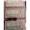 Image 4 : STOCK SHEET SCARCE ASTERICK STAR SERIAL NUMBER CANADA $1 BILLS