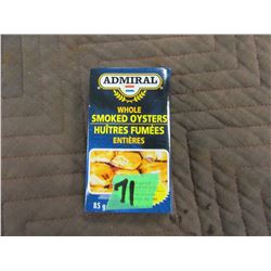 ADMIRAL WHOLE SMOKED OYSTERS (85 G) - PER CAN