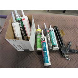 BOX WITH CAULKING & CAULKING GUNS