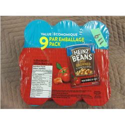 HEINZ DEEP BROWNED BEANS IN TOMATO SAUCE & PORK (9 X 398 ML) - PER BUNDLE